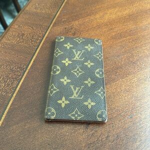 Louis Vuitton check book/agenta/organizer/wallet.